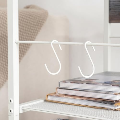 HOOBRO Industrial Printer Stand - 3-Tier Rolling Cart with Power Outlets & USB Ports - Mobile Home Office Printer Table